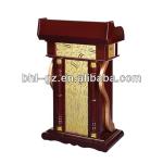 Red overlord rostrum/Luxury acrylic rostrum/ new design hotel podium/ high quality wooden rostrum T-53A T-53A