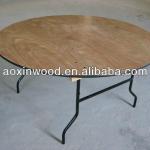 Round Plywood Table PVC edge for rental / sale / hotel AX-ROUND-60&quot;-LU-PVC