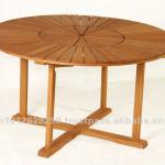 Round wooden table TLT-034