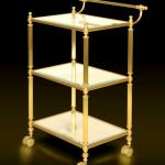 Royal Golden Aluminium Frame Luxury Classic Design Exclusive Hotel Trolley Malaysia A 11.1