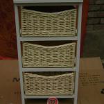 Single row with storage basket storage cabinet RWCC---078