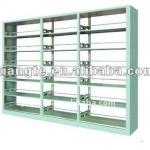 Six layer double sided pile steel school library furniture book shelves/book case SR006-XT