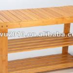solid bamboo shoe rack changing chair