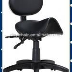 ST005 PU saddle stool with backrest ST005