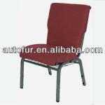 Stacking metal chair for church AT-00076-1