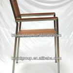 Stainless steel chair with bamboo slat (BF10-W37) BF10-W37