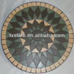 Stone Tabletop/80cm diameter dubai round stone top dining table set TXJ-04