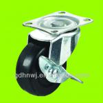 Swivel top plate cabinet rubber caster wheels(IC16A) IC16A