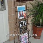 The sitting room wire decoration book shelf &amp; magazine rack ZZJ-001