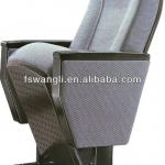 (Theater chairs factory)Wood theater chair with sound insulation and fixed legs T-C02