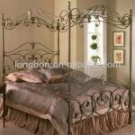 Top-selling modern fashion iron canopy beds LB-I-B-0087