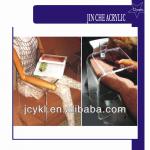 Tope quality clear acrylic small tea table LD-1621