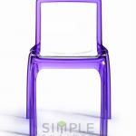 Transparent PC Leisure Chair PC-106
