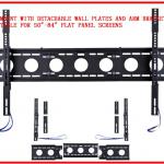 TV MOUNT WITH DETACHABLE WALL PLATE AND ARM BRACKETS JW-LWM60010