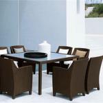 UK rattan furniture , garden tables and chairs MD-6252 MD-6252