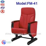 Used Commercial folding church chairs for sale made in china FM-41 FM-41 church chairs for sale