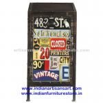 Vintage Industrial Bed Side Table VIF - 031