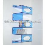 wall-mounted acrylic bookcase ,acrylic bookshelf TCH-BC002