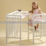 White Color Solid Wood Baby Furniture for Sale 05060