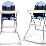 White Foldable dining chair for baby EN14988 Four color HC-15A