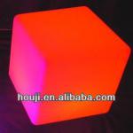 Wholesale/Customized 16 Color change environmental protection waterproof IP65 led cube chair/luminous Square stool DHJ-B007