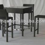 Wicker bistro furniture/wicker bar bistro set/wicker bar furniture ocean-0218