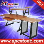 wooden audio workstation WS-0304 office workstation,WS-0304