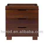 Wooden baby changing table with drawers JTFT172