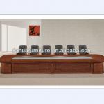 wooden veneer finished 8 meter big size large conference table C-21880