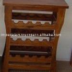 WOODEN WINE RACK LUCKY 007