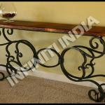 Wrought Iron Console Table MVIND