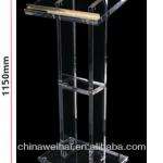 Yiwu OEM Popular waterproof vertical rectangle acrylic rostrum AR-4010302