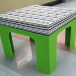 yiwu stock multifunction plastic portable kid Storage table hx