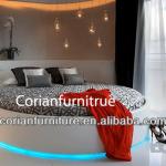 YY-049 Corian made luxury Hotel bed YY-049